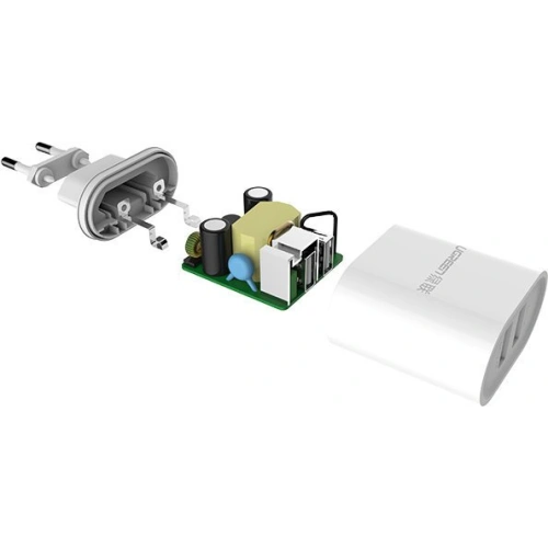 Kup UGREEN CD104 hálózati töltő 2x USB 3,4A fehér - UGR1351WHT - {ean13} - Sklep Home Screen