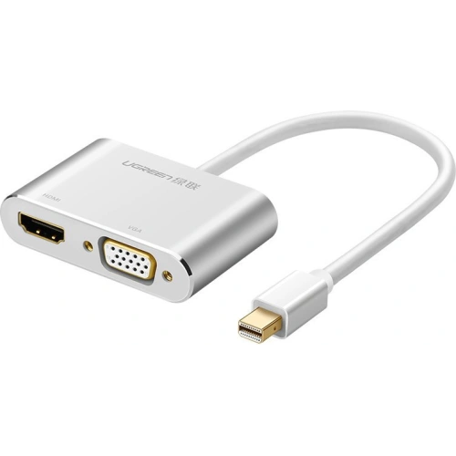 Kup Adapter UGREEN MD115 HDMI / VGA - mini DisplayPort FullHD 1080p argintiu - UGR1352SLV - {ean13} - Sklep Home Screen