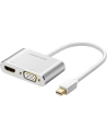 UGREEN MD115 HDMI / VGA Adapter - mini DisplayPort FullHD 1080p silber