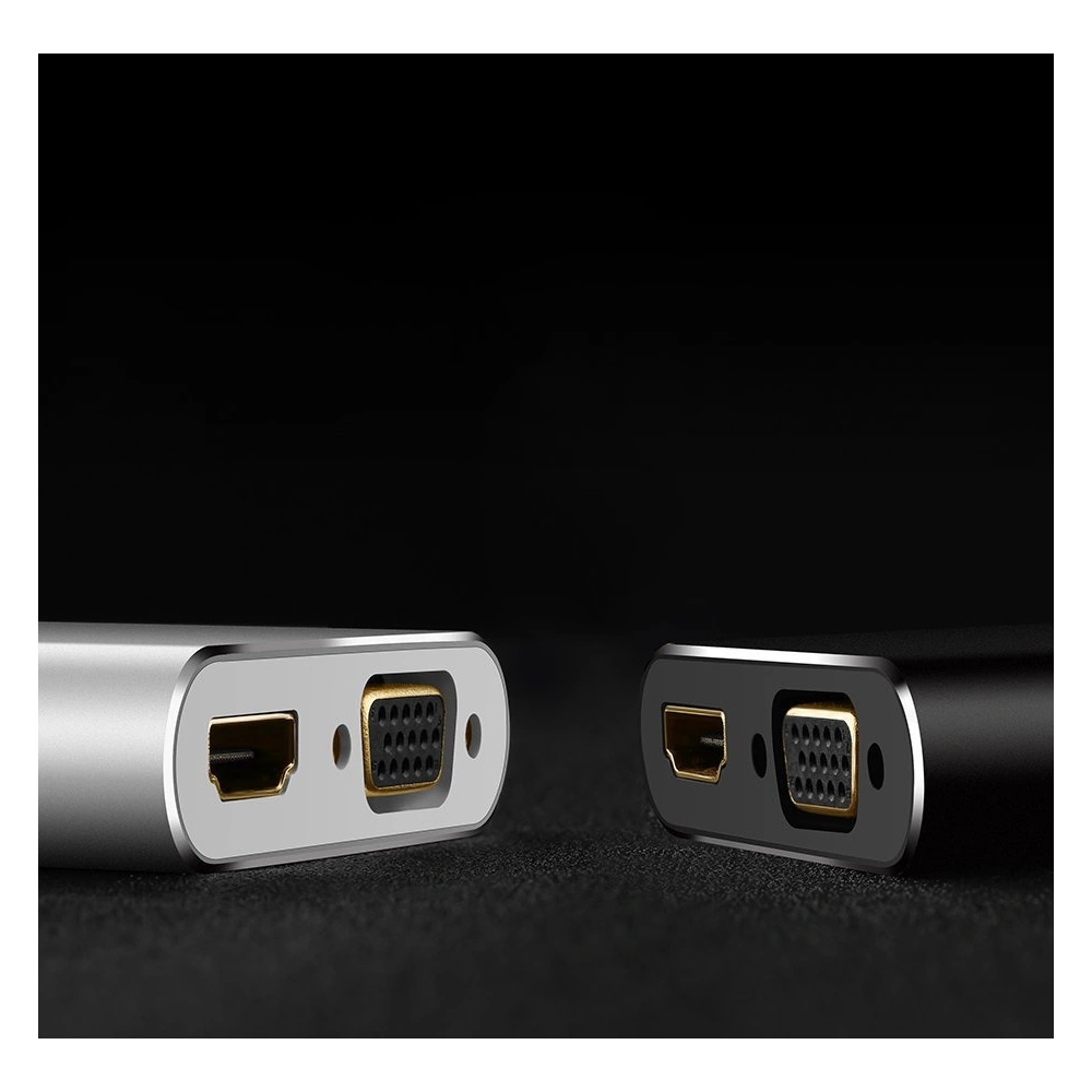 Adapter UGREEN MD115 HDMI / VGA - mini DisplayPort FullHD 1080p srebrny