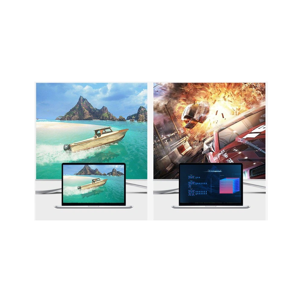 Adapter UGREEN MD115 HDMI / VGA - mini DisplayPort FullHD 1080p srebrny