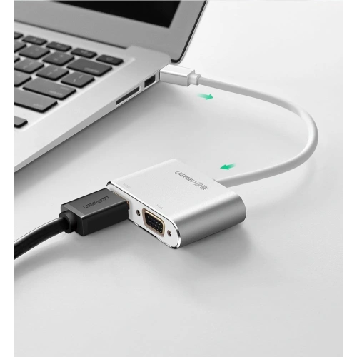Kup UGREEN MD115 HDMI / VGA Adapter - mini DisplayPort FullHD 1080p schwarz - UGR1353BLK - {ean13} - Sklep Home Screen
