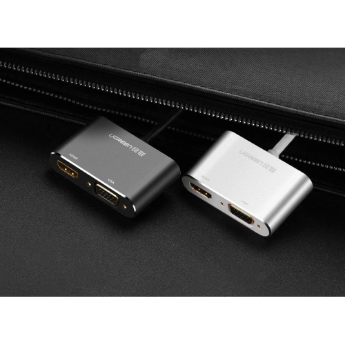 Kup UGREEN MD115 HDMI / VGA Adapter - mini DisplayPort FullHD 1080p schwarz - UGR1353BLK - {ean13} - Sklep Home Screen