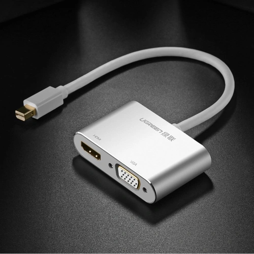Kup UGREEN MD115 HDMI / VGA Adapter - mini DisplayPort FullHD 1080p schwarz - UGR1353BLK - {ean13} - Sklep Home Screen