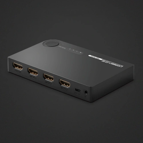 Kup UGREEN HDMI elosztó - 3x HDMI 3D 4K 7,5Gbps 36bit csatornán fekete - UGR1355BLK - {ean13} - Sklep Home Screen