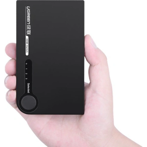 Kup UGREEN HDMI elosztó - 3x HDMI 3D 4K 7,5Gbps 36bit csatornán fekete - UGR1355BLK - {ean13} - Sklep Home Screen
