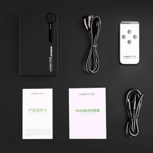 Kup UGREEN HDMI-Splitter - 3x HDMI 3D 4K 7,5 Gbps 36 Bit pro Kanal schwarz - UGR1355BLK - {ean13} - Sklep Home Screen