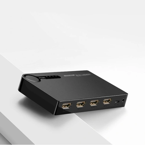 Kup UGREEN HDMI elosztó - 3x HDMI 3D 4K 7,5Gbps 36bit csatornán fekete - UGR1355BLK - {ean13} - Sklep Home Screen