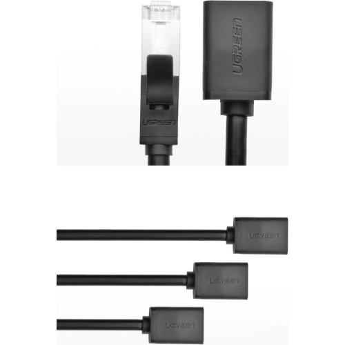 Kup UGREEN NW112 hosszabbító Ethernet RJ45 Cat 6 FTP 1000Mbps 5m fekete - UGR1356BLK - {ean13} - Sklep Home Screen