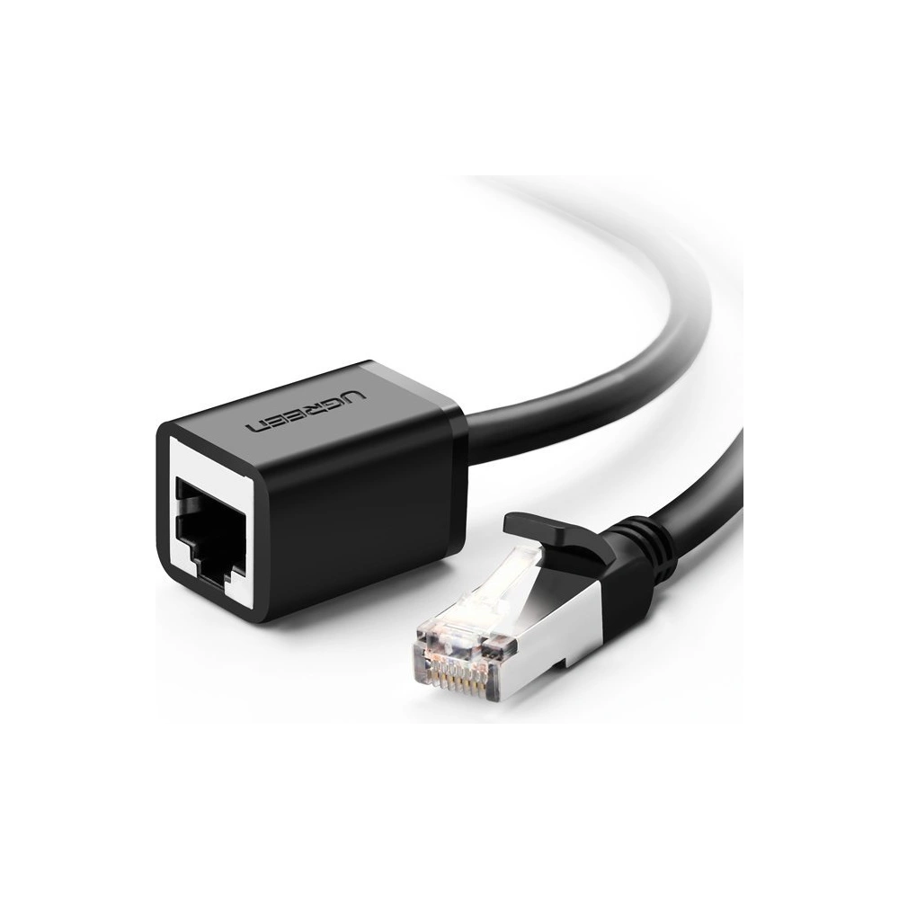 Przedłużacz UGREEN NW112 Ethernet RJ45 Cat 6 FTP 1000Mbps 5m czarny