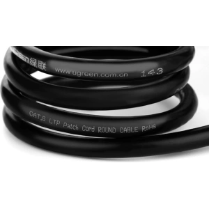 Kup Przedłużacz UGREEN NW112 Ethernet RJ45 Cat 6 FTP 1000Mbps 5m czarny - UGR1356BLK - {ean13} - Sklep Home Screen
