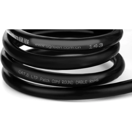 Kup UGREEN NW112 hosszabbító Ethernet RJ45 Cat 6 FTP 1000Mbps 5m fekete - UGR1356BLK - {ean13} - Sklep Home Screen