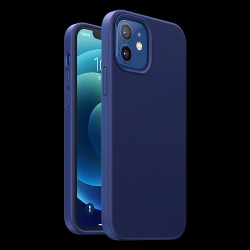 Kup Husa UGREEN Protective Silicone Case pentru Apple iPhone 12 mini albastru închis - UGR1361NAV - {ean13} - Sklep Home Screen
