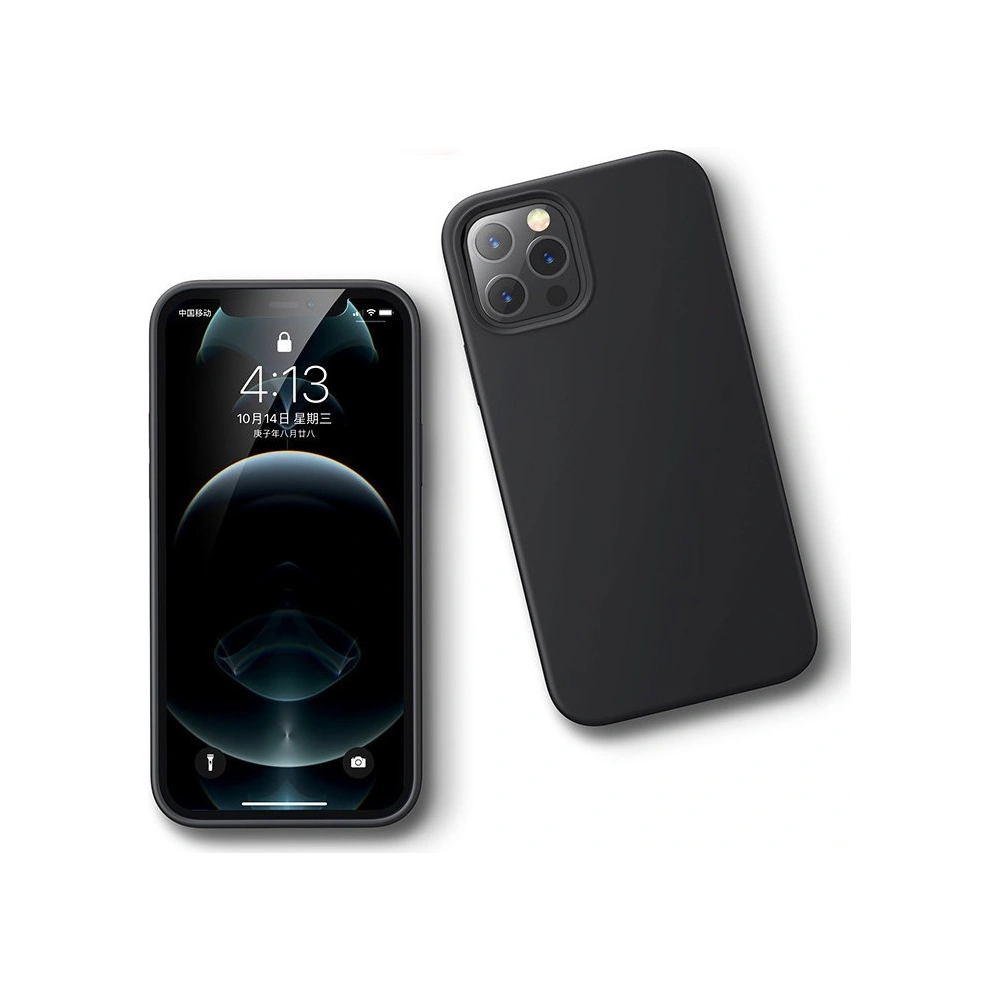 Etui UGREEN Protective Silicone Case Apple iPhone 12 Pro Max czarny