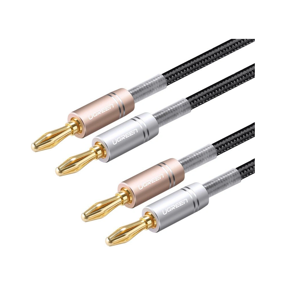 Kabel głośnikowy UGREEN AV152 dwukanałowy z wtykiem bananowym
