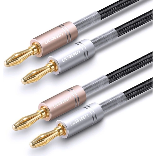 Buy UGREEN AV152 two-channel speaker cable with banana plug - UGR1363BAN - {ean13} - Home Screen Store Europe