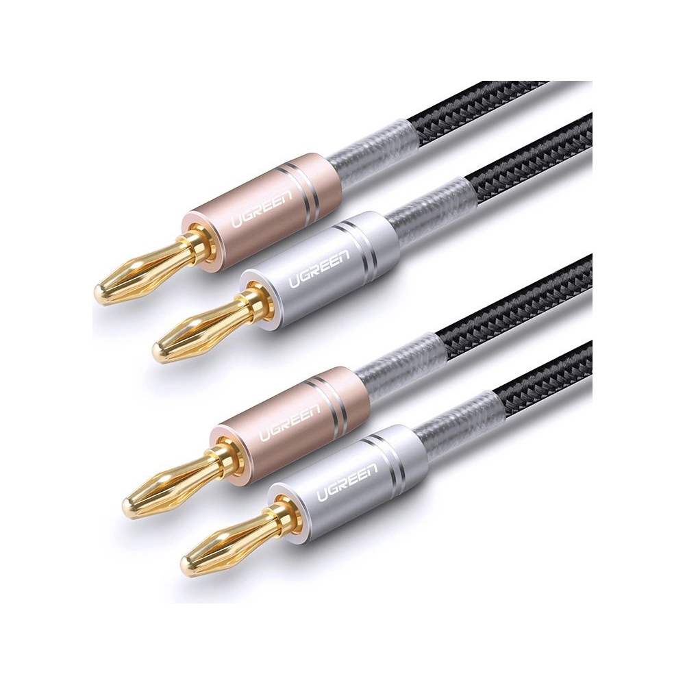 Kabel głośnikowy UGREEN AV152 dwukanałowy z wtykiem bananowym