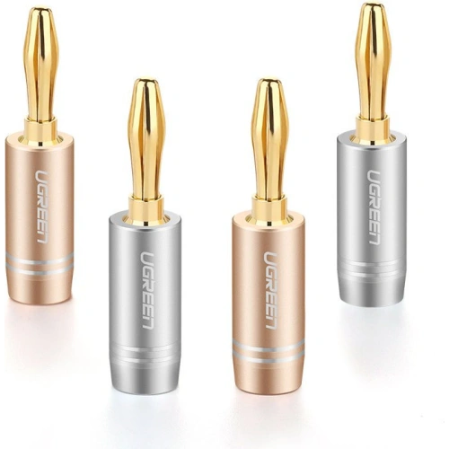 Kup Conector audio UGREEN AV149 din aluminiu, banană, placat cu aur, multicolor [4 pack] - UGR1364MLT - {ean13} - Sklep Home Screen