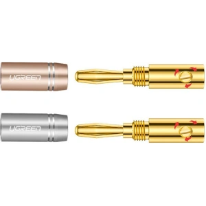 Kup Conector audio UGREEN AV149 din aluminiu, banană, placat cu aur, multicolor [4 pack] - UGR1364MLT - {ean13} - Sklep Home Screen