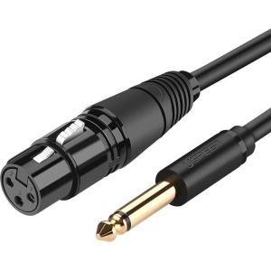 Kabel UGREEN AV131 XLR (żeński) - 6,35mm jack (męski) 5 m