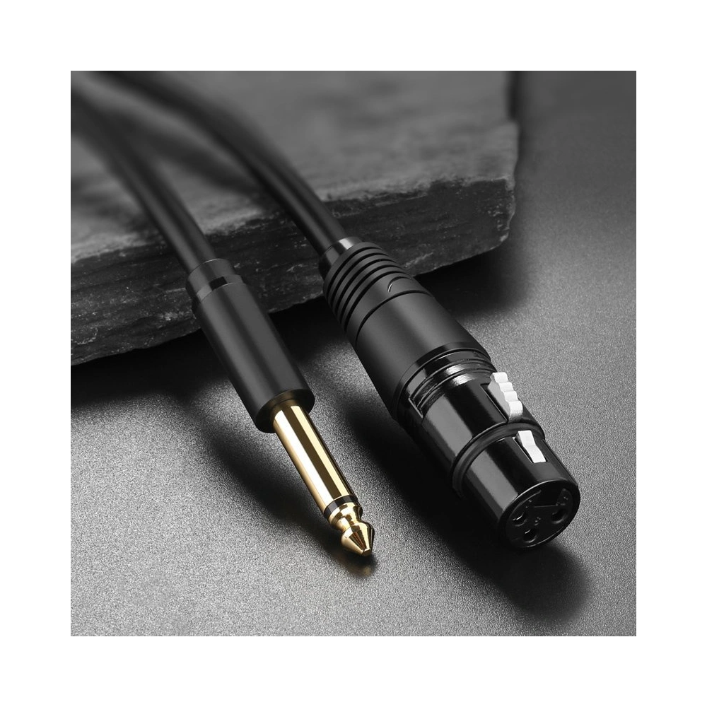 Kabel UGREEN AV131 XLR (żeński) - 6,35mm jack (męski) 5 m