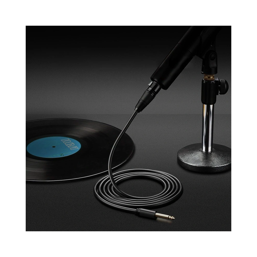 Kabel UGREEN AV131 XLR (żeński) - 6,35mm jack (męski) 5 m