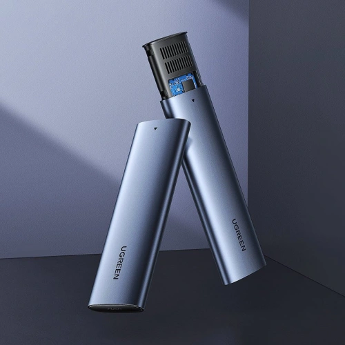 Kup Carcasa pentru disc M.2 UGREEN CM400 USB 3.2 Gen 2 (SuperSpeed USB 10 Gbps) + cablu USB-C 0,5m gri - UGR1368GRY - {ean13} - Sklep Home Screen