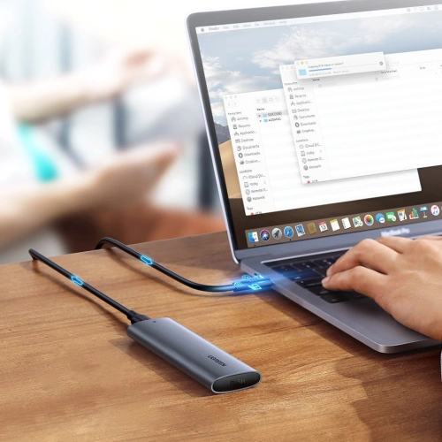 Kup Obal disku M.2 UGREEN CM400 USB 3.2 Gen 2 (SuperSpeed USB 10 Gbps) + kabel USB-C 0,5 m šedý - UGR1368GRY - {ean13} - Sklep Home Screen