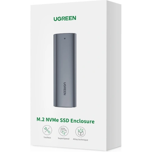 Kup Obal disku M.2 UGREEN CM400 USB 3.2 Gen 2 (SuperSpeed USB 10 Gbps) + kabel USB-C 0,5 m šedý - UGR1368GRY - {ean13} - Sklep Home Screen
