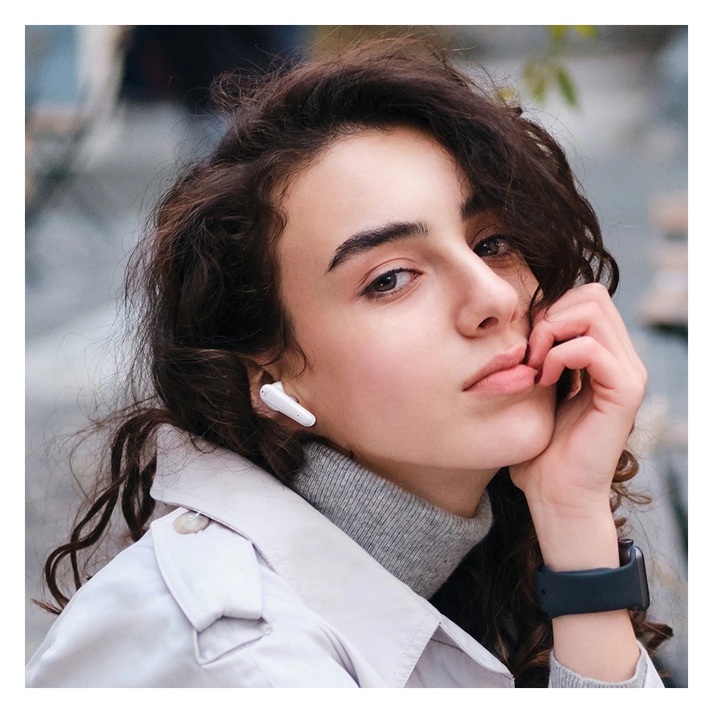 Słuchawki bezprzewodowe UGREEN WS111 HiTune T1 Bluetooth TWS Earbuds biały