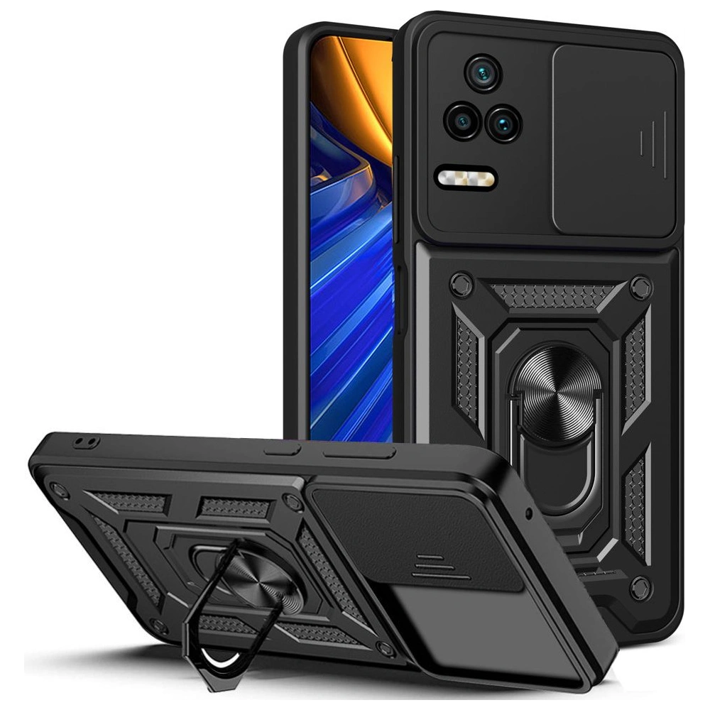 Etui Tech-Protect CamShield Pro POCO F4 5G Black