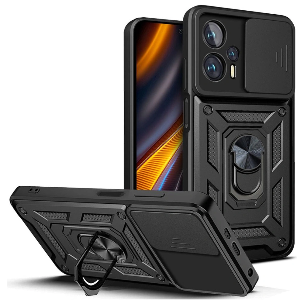 Etui Tech-Protect CamShield Pro POCO X4 GT Black