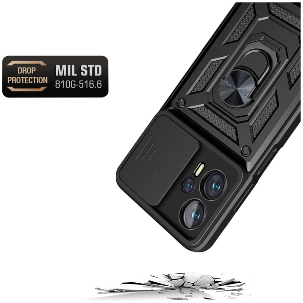 Etui Tech-Protect CamShield Pro POCO X4 GT Black