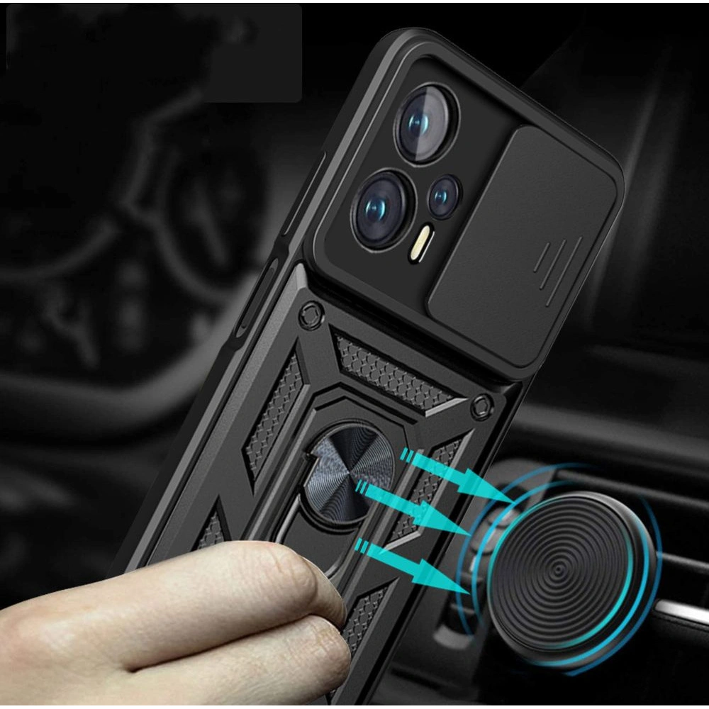 Etui Tech-Protect CamShield Pro POCO X4 GT Black