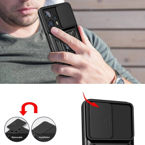 Kup Hülle Tech-Protect CamShield Pro POCO X4 GT Schwarz - THP1172BLK - {ean13} - Sklep Home Screen