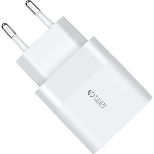 Kup Síťová nabíječka Tech-Protect C30W 2-portová síťová nabíječka PD 30W QC 3.0 bílá - THP1174WHT - {ean13} - Sklep Home Screen