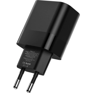 Síťová nabíječka Tech-Protect C30W 2-portová nabíječka PD 30W QC 3.0 černá