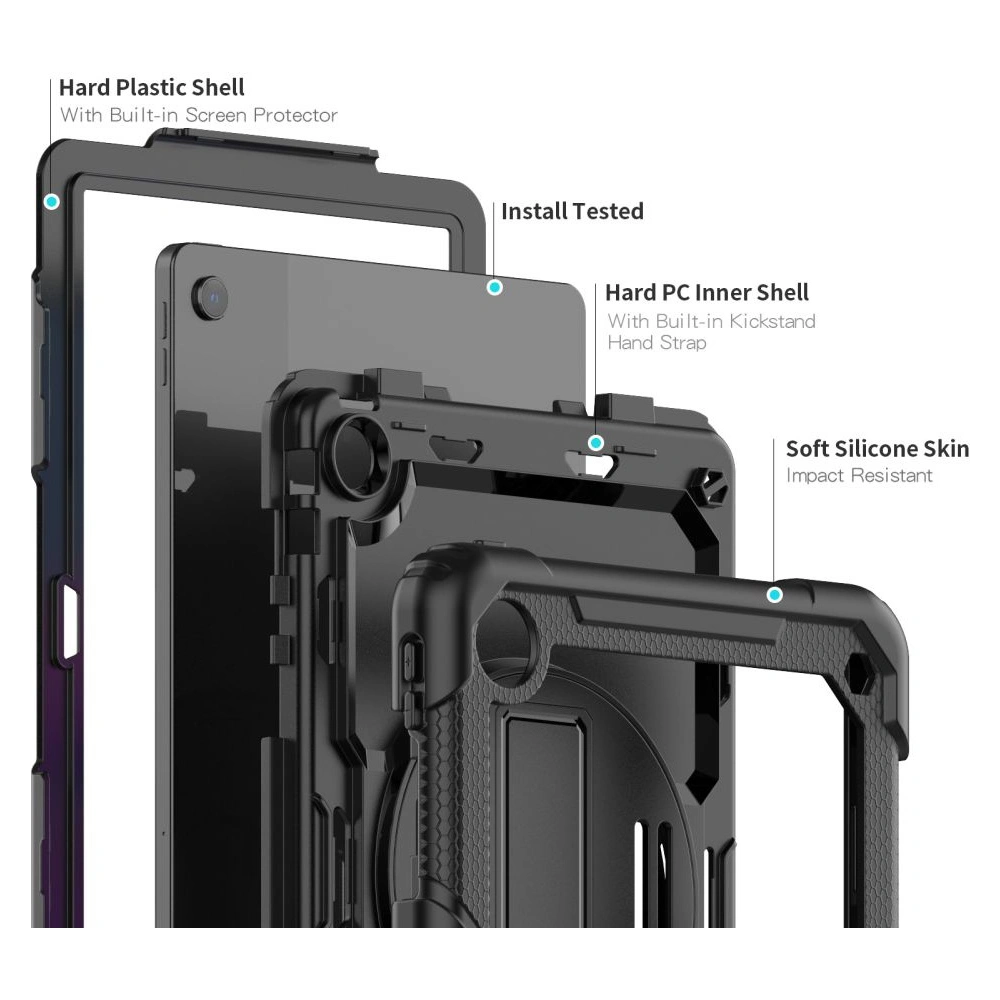 Etui Tech-Protect Solid360 Lenovo Tab M10 Plus 10.6 3rd Gen Black