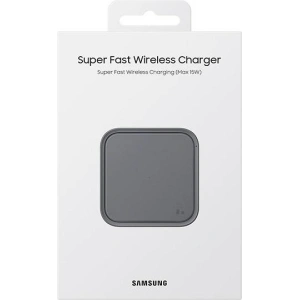 Ładowarka indukcyjna Samsung EP-P2400BB Fast Charger 15W ciemno szary/dark gray