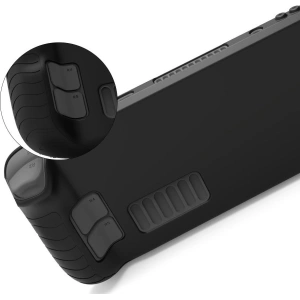 Kup Hülle Tech-Protect TPUCarbon Valve Steam Deck LCD / OLED Schwarz - THP1177BLK - {ean13} - Sklep Home Screen