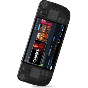 Kup Hülle Tech-Protect TPUCarbon Valve Steam Deck LCD / OLED Schwarz - THP1177BLK - {ean13} - Sklep Home Screen