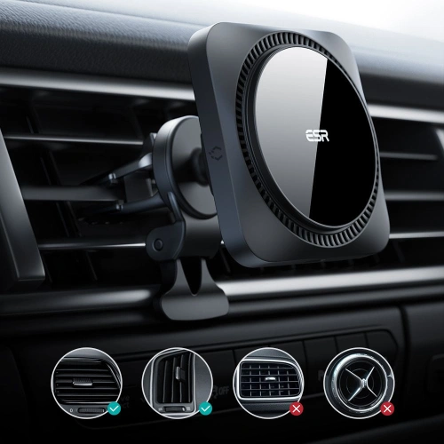 Kup Upevnění do auta ESR Halolock Cryoboost MagSafe Magnetic s chladicím ventilátorem Frosted Onyx - ESR499ONYX - {ean13} - Sklep Home Screen