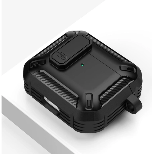 Kup Etui Tech-Protect X-Carbo Apple AirPods Pro 2/1 Fekete - THP1191BLK - {ean13} - Sklep Home Screen