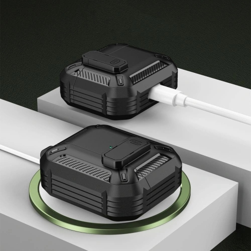 Kup Etui Tech-Protect X-Carbo Apple AirPods Pro 2/1 Černé - THP1191BLK - {ean13} - Sklep Home Screen