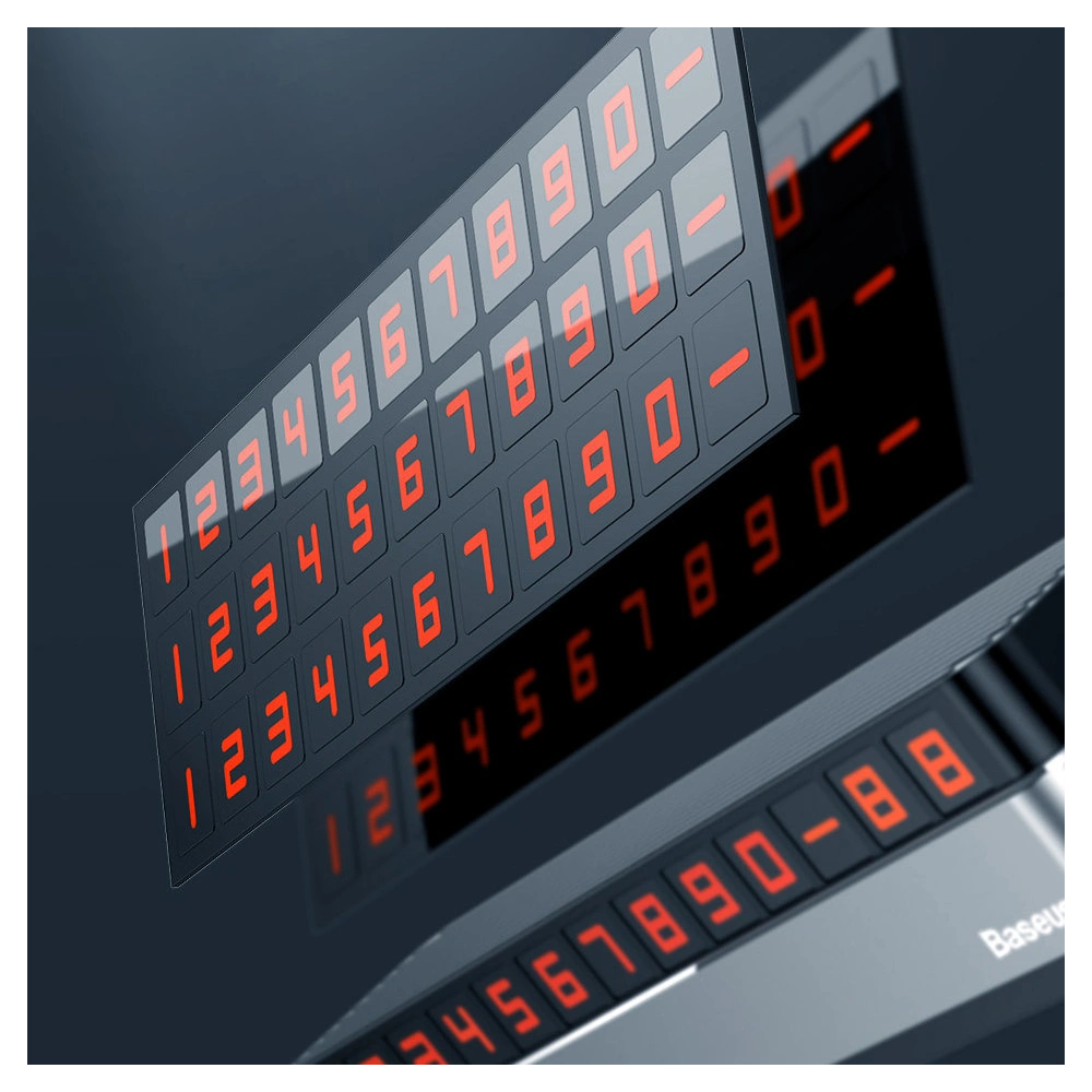 Parkingowa tabliczka z numerem telefonu Baseus Moonlight Box Series szary