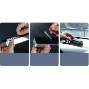 Parkovací tabulka s telefonním číslem Baseus Moonlight Box Series šedá