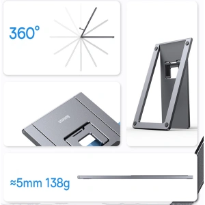 Kup Biurkowy stojak uchwyt na tablet Baseus szary - BSU3461GRY - {ean13} - Sklep Home Screen