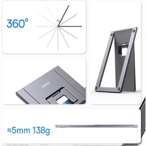 Kup Schreibtischständer Halterung für Tablet Baseus grau - BSU3461GRY - {ean13} - Sklep Home Screen