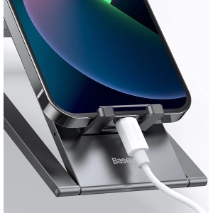 Biurkový stojan na tablet Baseus šedý