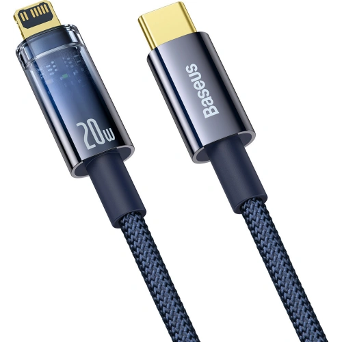 Kup Kabel Baseus Explorer Series USB-C – Lightning 20W 2m blau - BSU3462BLU - {ean13} - Sklep Home Screen